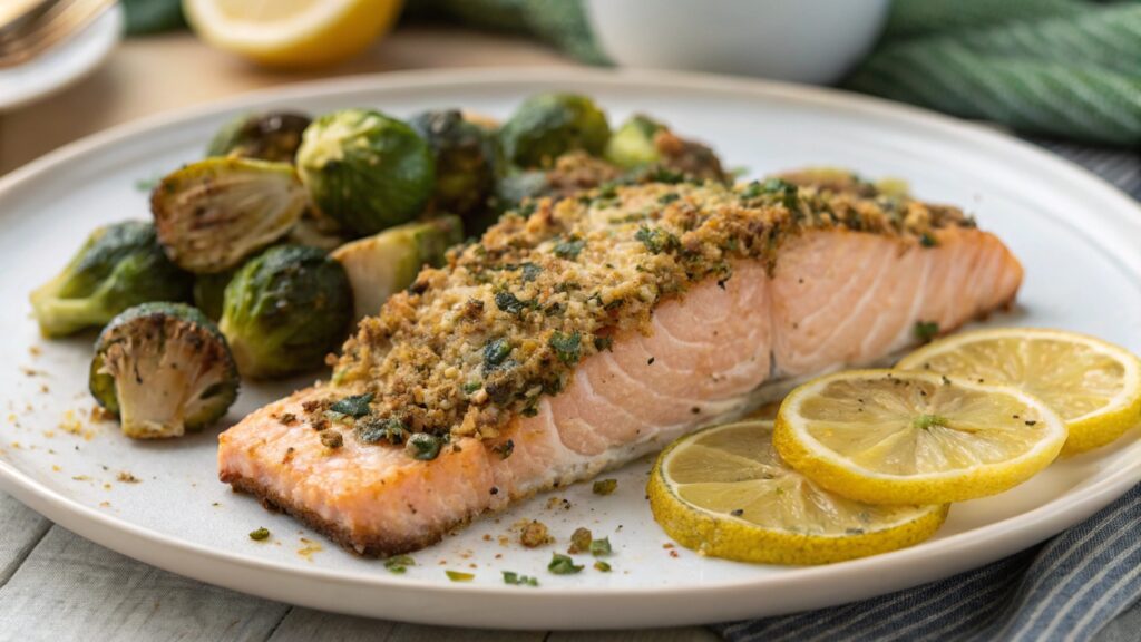 Garlic Butter Salmon with Asparagus